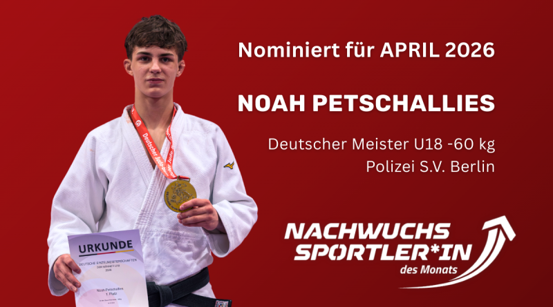 Noah Petschallies Nachwuchssportler des Monats