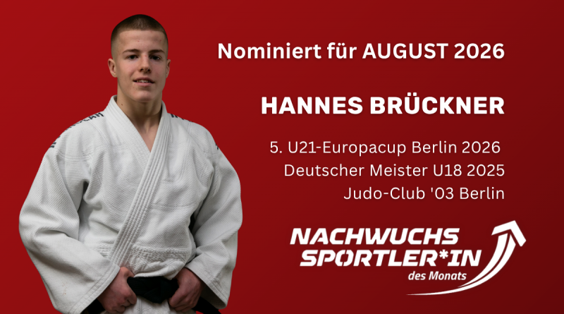 Wahl: Nachwuchssportler*in des Monats August