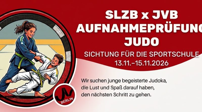 Judo am SLZB: Deine Chance, Schule und Leistungssport zu verbinden! SLZB Aufnahmeprüfung